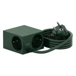 Kord Connect Cuboid extension cord, 200 cm, dark green, extra image