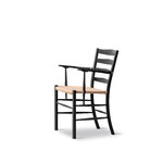 Fredericia Klint Sessel, schwarz lackierte Eiche - natürlicher Papierschnur, extrabild