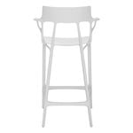 Kartell A.I. bar stool, 65 cm, white