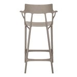 Kartell Sgabello da bar A.I., 65 cm, grigio