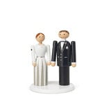 Kay Bojesen Base per statuette degli sposi, bianca
