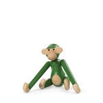 Kay Bojesen Scimmia in legno, mini, verde vintage