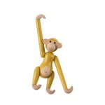 Kay Bojesen Wooden monkey, mini, vintage yellow