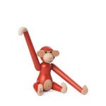 Kay Bojesen Wooden monkey, mini, vintage red