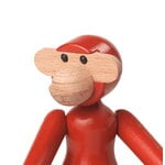 Kay Bojesen Denmark Wooden monkey, mini, vintage red