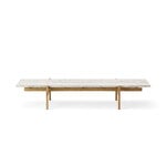 Karimoku Case N-CT01 coffee table, 48,5 x 150 cm, lacquered oak - marble, extra image