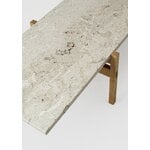 Karimoku Case N-CT01 coffee table, 48,5 x 150 cm, lacquered oak - marble, extra image
