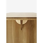 Karimoku Case N-DT01 dining table, 90 x 200 cm, lacquered oak, extra image