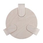 Muoto Collection Lulu stool, white lacquered birch, extra image