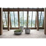 Korbo Linea no 2 planter, medium, aluminium, extra image