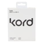 Kord Connect Cable de carga USB-C a USB-C, negro, imagen extra