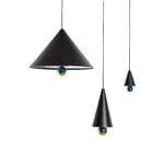 Petite Friture Lampada a sospensione Cherry LED, piccola, nera