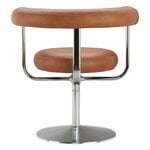 Lepo Product Polar L1001P chair, chrome - brown leather Challenger 046