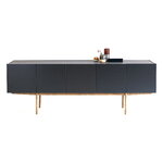 Asplund Luc Deluxe Schrank, Eichenfurnier lackiert - Charcoal - Carrara-Marmor, extrabild