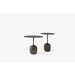 &Tradition Lato LN9 coffee table, black - Emperador marble