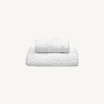 Anno Asciugamano Li in lino, trama a cialda, 50 x 70 cm, bianco