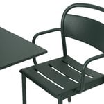 Muuto Linear Steel armchair, dark green