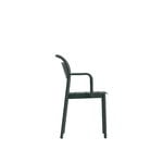 Muuto Linear Steel armchair, dark green
