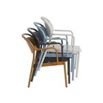 Muuto Linear Steel lounge armchair, pale blue