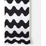 Marimekko Lokki cotton fabric, black - white, view 2