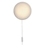 Muuto Looped wall/ceiling lamp, with inline dimmer and plug, white, extra image