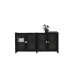 Lundia Moments cabinet, low, black