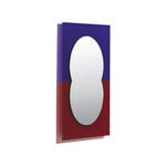 Petite Friture Wander mirror, 40 x 55 cm, purple - brown red, extra image