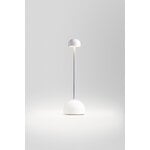 Marset Sips portable table lamp, white - silver, extra image