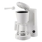Alessi Plissé filter coffee machine, white