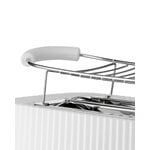 Alessi Plissé Long toaster, white
