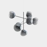 Tom Dixon Melt Chandelier Large riippuvalaisin, LED, nikkeli, näkymä 2