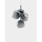 Tom Dixon Melt Chandelier Mini riippuvalaisin, LED, nikkeli, näkymä 3