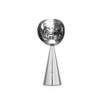 Tom Dixon Lampada da tavolo LED portatile Melt, argento