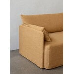 Audo Copenhagen Offset 2-seater sofa with loose cover, wheat
