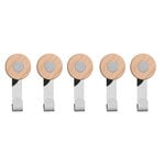 Mizetto Bloom Wall single hook, 5 pcs, signal white, extra image