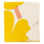 Marimekko Nappe Unikko, 140 x 250 cm, coton-jaune-rose