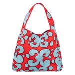 Marimekko Knitted Bag Large Keidas Schultertasche, hellblau - rot, extrabild