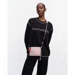 Marimekko Iloisa Mini Unikko Kioski shoulder bag, light pink - grey - red, view 3