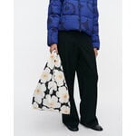 Marimekko Smartbag borsa Unikko, bianco sporco - nero - arancione, vista 3