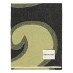 Marimekko Jokeri throw, 130 x 170 cm, verde oscuro - pera, imagen extra