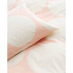 Marimekko Taie d’oreiller Kivet, 50 x 60 cm, rose - blanc