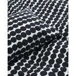 Marimekko Räsymatto pussilakana 150 x 210 cm, valkoinen - musta