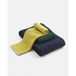 Marimekko Tiiliskivi bath towel, dark blue