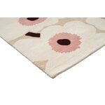 Marimekko Unikko matto, beige - pink, tuotteen lisäkuva