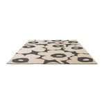 Marimekko Unikko Outdoor matto, charcoal-white, tuotteen lisäkuva