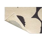 Marimekko Unikko Outdoor matto, charcoal-white, tuotteen lisäkuva