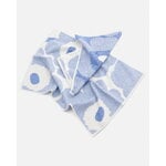 Marimekko Asciugamano da bagno Unikko, 70 x 150 cm, crema - azzurro, immagine extra