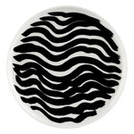 Marimekko Oiva - Hyräily plate, 20 cm, 3 pcs, wet sand - black