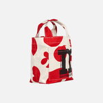 Marimekko Mono Mini Tote Pulloposti bag, cotton - red
