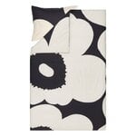 Marimekko Iso Unikko pillowcase, 50 x 60 cm, charcoal - off-white